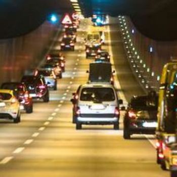 Elbtunnel Hamburg von innen